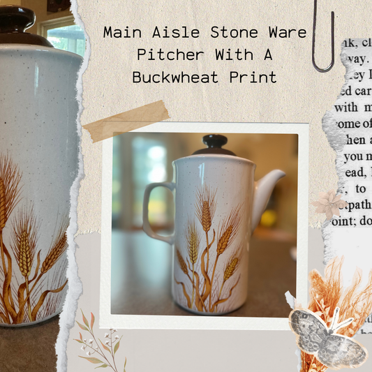 Main Aisle Buckwheat Pitcher