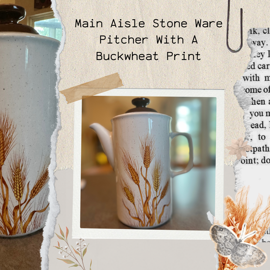 Main Aisle Buckwheat Pitcher